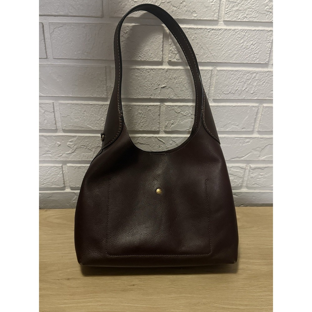Coach Brooklyn 28 Maple 100% Cowhide Leather Purse With Dust bag - Picture 6 of 11
